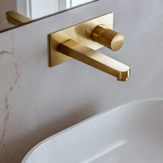 Omnires CONTOUR /  basin mixer for concealed installation / Brushed gold