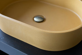 concrete vessel sink for bathroom
